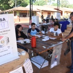 Distribuyen casillas de votación en el interior del país